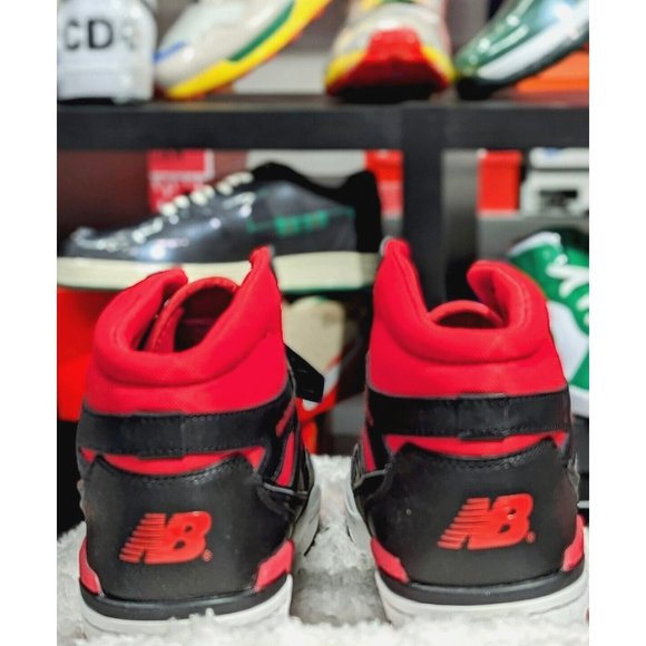 NEW BALANCE 650R BLACK RED BB650 RBR Sz13 main image 4